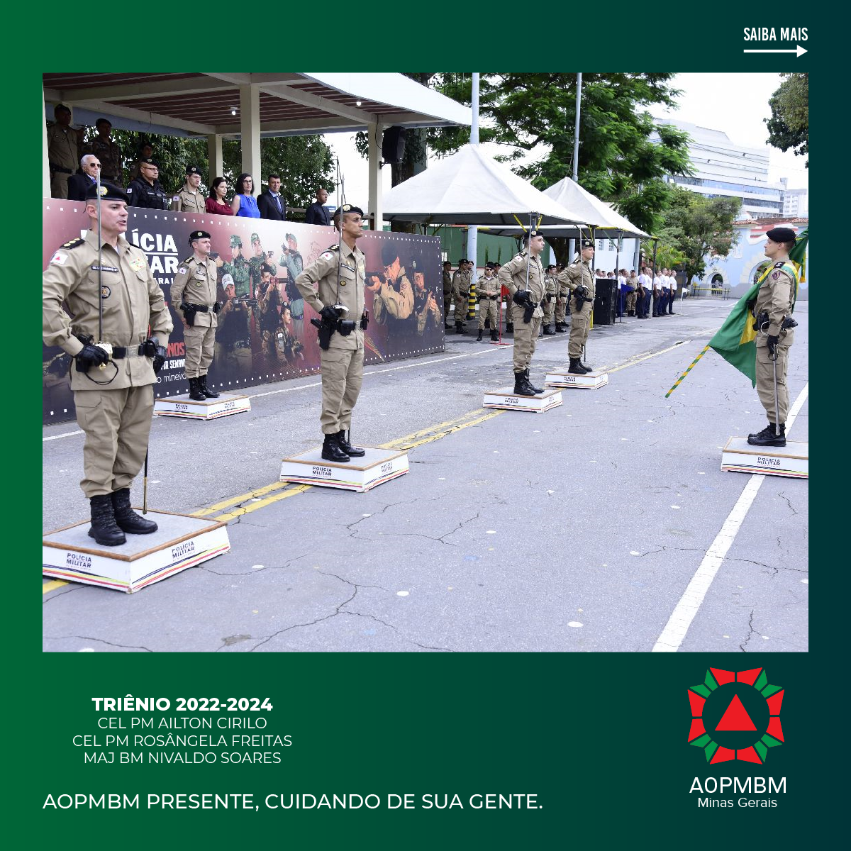 AOPMBM Presente Em Solenidade De Passagem De Comando Da EFO E EFAS Na